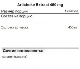 SNT Artichoke Extract 450 mg №90